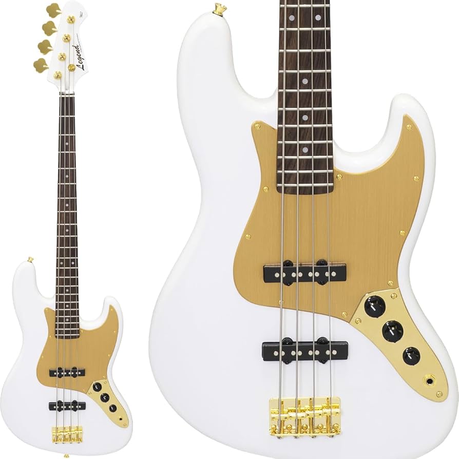 Amazon | Legend LJB-AZ WHWH レジェンド エレキベース ジャズベース