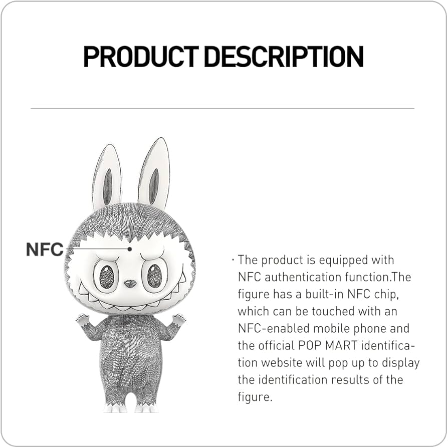 Amazon.co.jp: POP MART MEGA LABUBU 1000% Sketch : おもちゃ