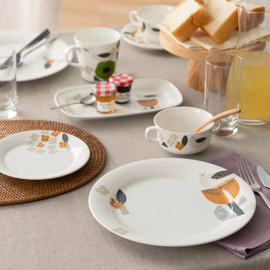 Amazon.co.jp: NARUMI(ナルミ) プレート 皿 バード&フラワー 25cm