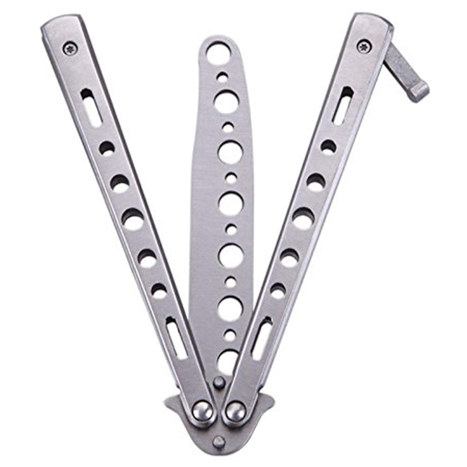 Amazon.co.jp: AIFUSI 練習用バタフライナイフ ステンレススチール