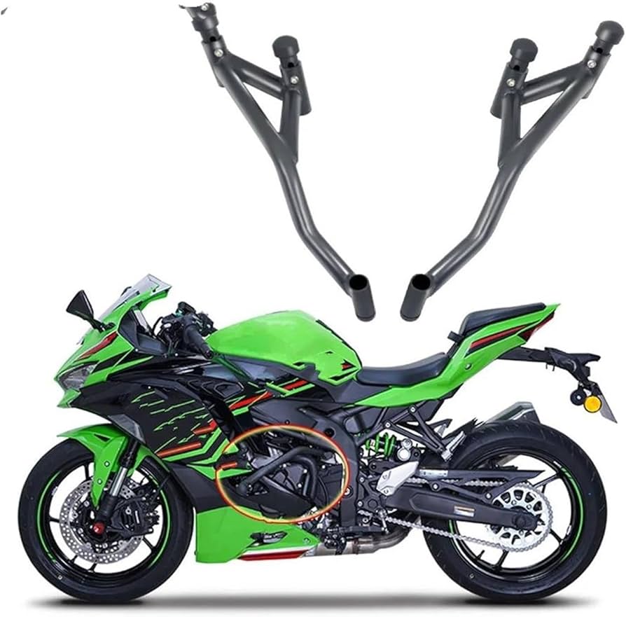 Amazon | バイク用 エンジンガード NINJA用 ZX-4R ZX-4RR ZX4R ZX4RR