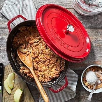 Amazon｜staub ストウブ 「 ピコ ココット オーバル チェリー 31cm
