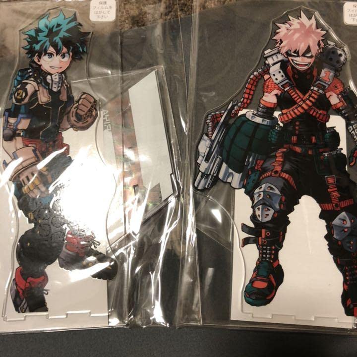 Amazon.co.jp: ヒロアカ 爆豪勝己 緑谷出久 MEGAアクリルスタンド 原作