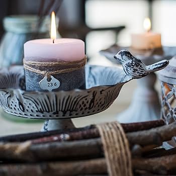 Amazon.co.jp: 燭台 キャンドルスタンド 雑貨 F アイアン アンティーク