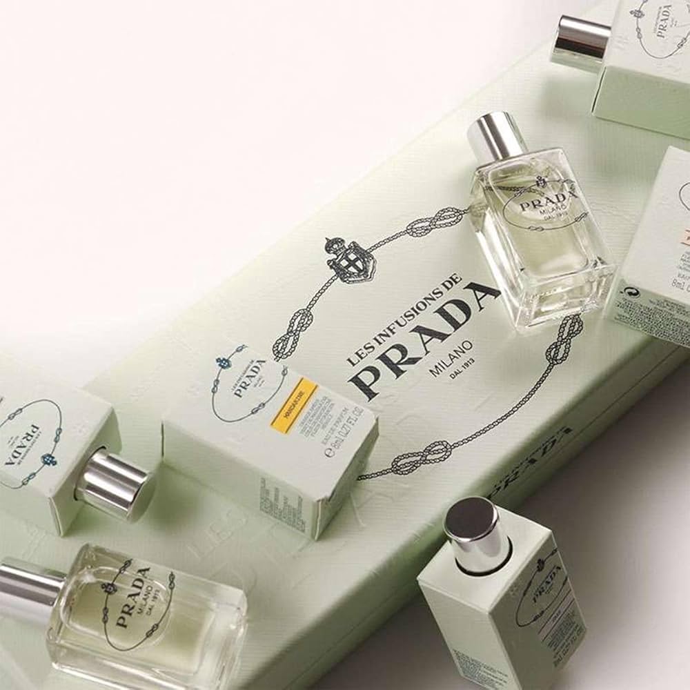 Amazon.com : Prada Les Infusions Eau de Parfum 5PCS Mini Gift Set