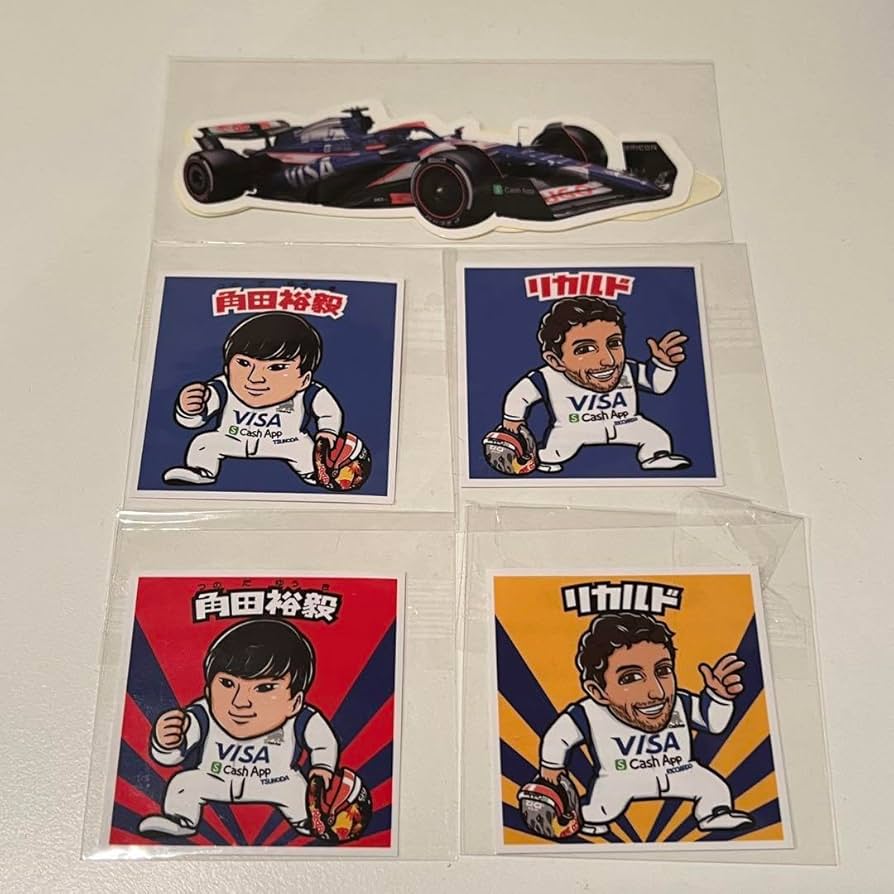 Amazon.co.jp: F1 日本GP 限定ステッカー レッドブル 角田裕毅