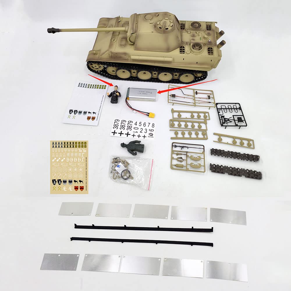 Amazon.co.jp: ラジコン 戦車ドイツ パンサー G 中戦車砂漠イエローと