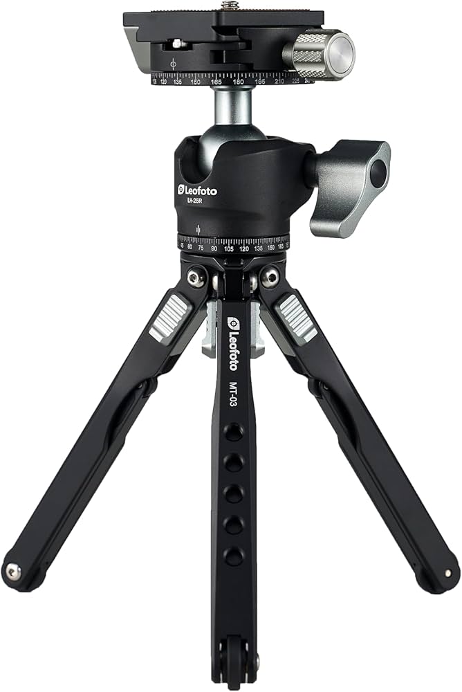Amazon | Leofoto(レオフォト) MT-03+LH-25R アルミミニ三脚＋自由雲台