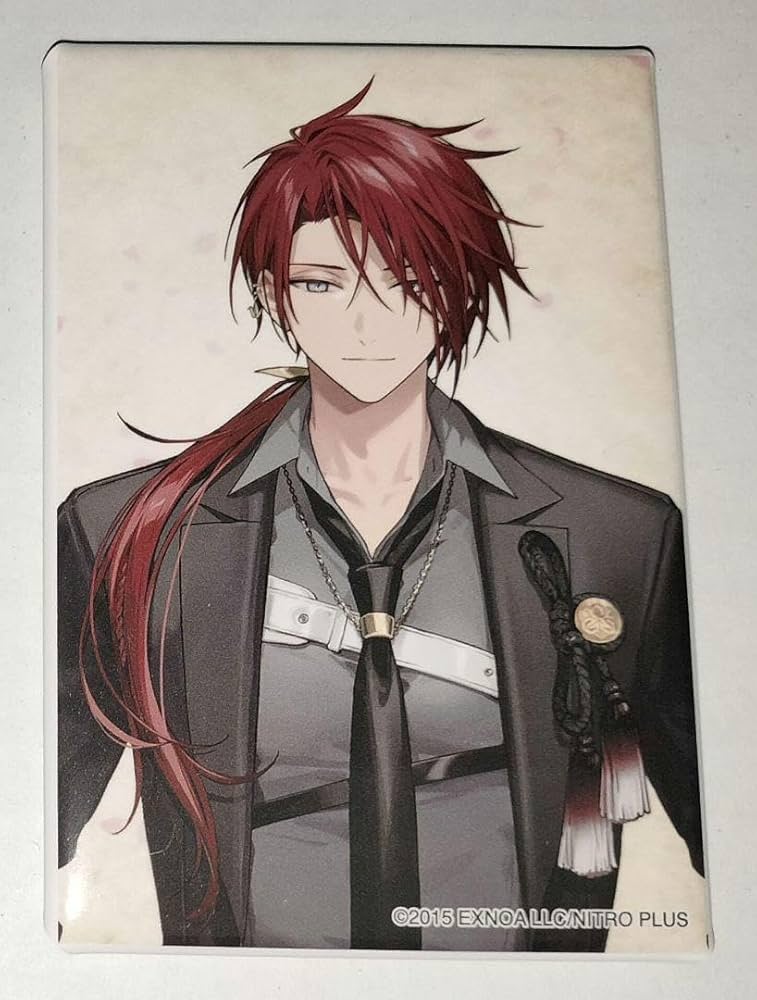 Amazon.co.jp: 刀剣乱舞 とうらぶ 後家兼光 スクエア缶バッジ 跪坐