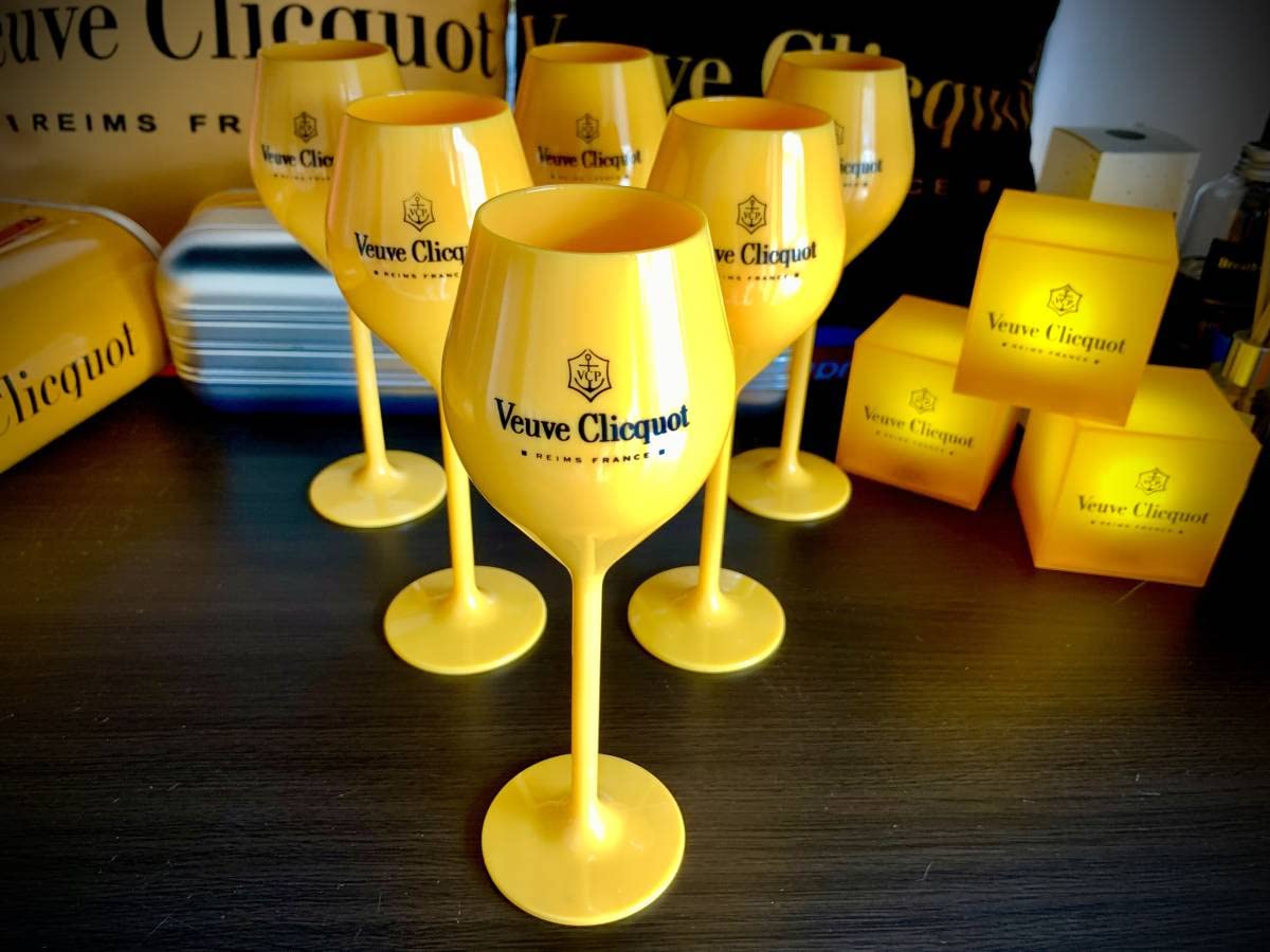 Amazon | Veuve Clicquotヴーヴクリコイベント用グラス6脚セット
