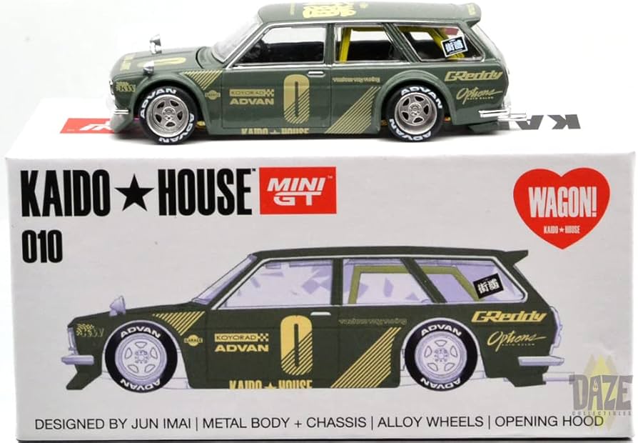 Amazon | MINI GT 1:64 Scale Model KAIDO HOUSE DATSUN KAIDO 510