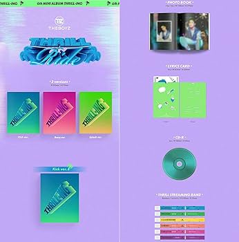 THE BOYZ - THE BOYZ THRILL-ING 6th Mini Album [ BANG ] Ver. 1 CD+