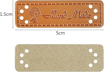 Amazon.co.jp: BEROZA 革タグ 全12種 刺繍タグ 布タグ 穴開け 合皮