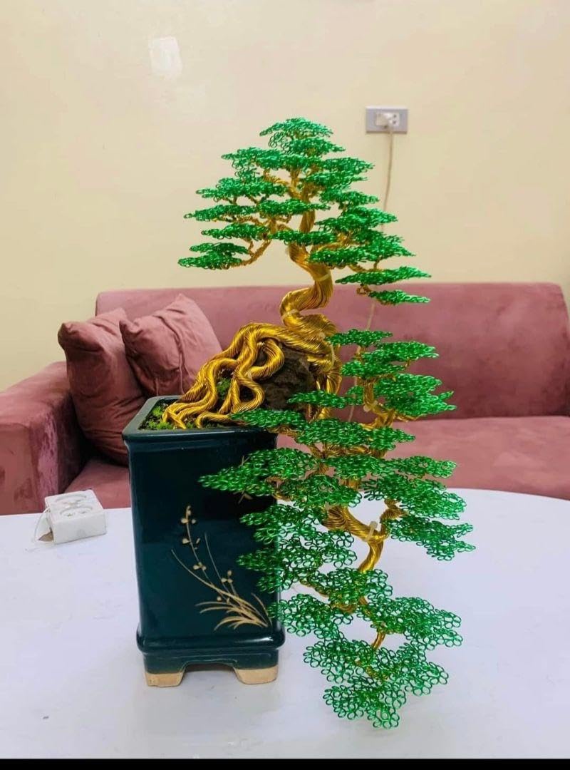 Amazon.co.jp: 1.0mm 自然 アルミ線 ワイヤーアート ミニ盆栽500g