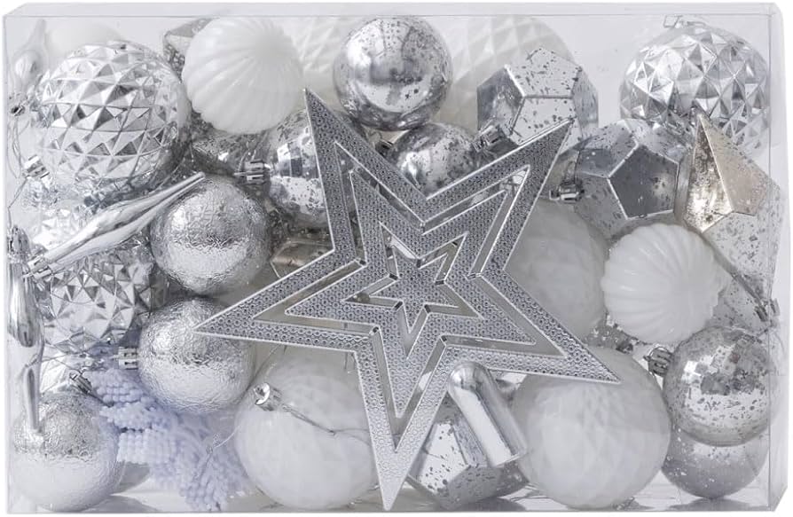 Amazon.co.jp: クリスマス オーナメント 60個セット 【韓国で の