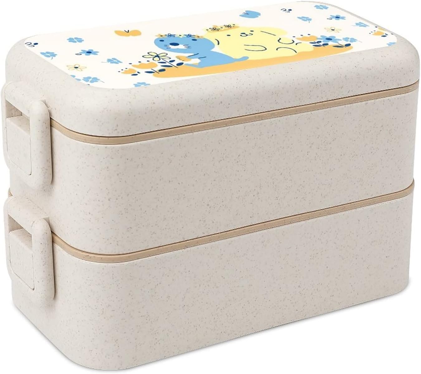 Amazon | ぽむぽむプリン 弁当箱 ランチボックス 二段 ふわっと盛れる