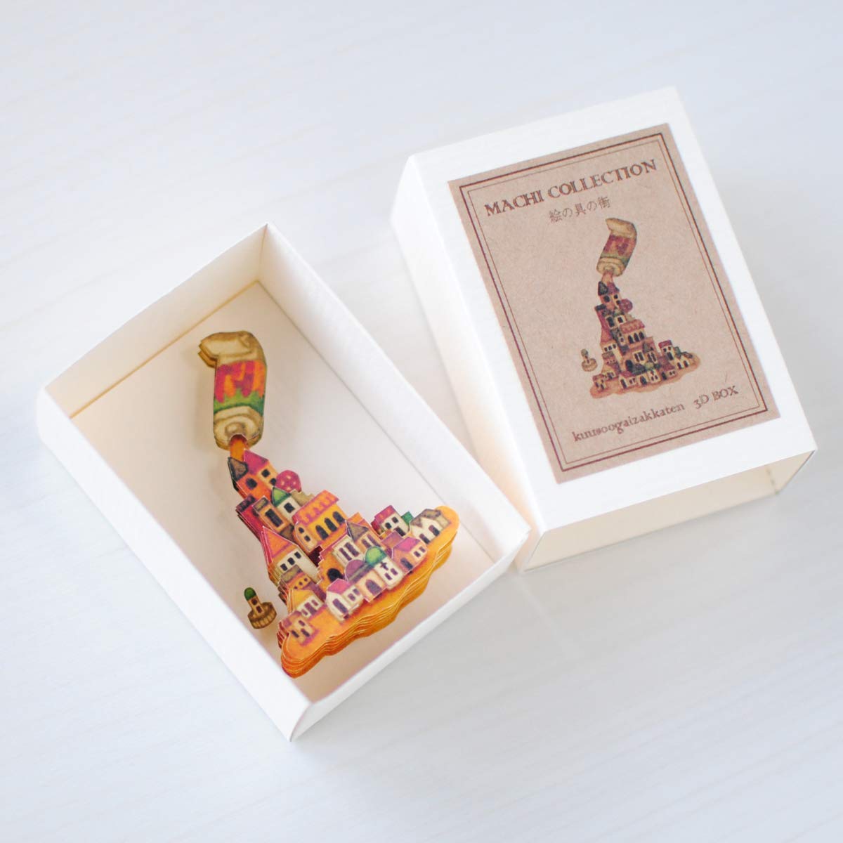 Amazon | 手作りキット ミニ3次元ボックス 絵の具の街 シャドーアート