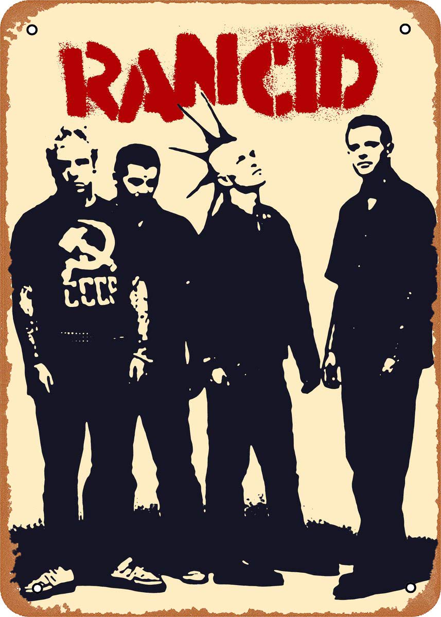 Amazon.co.jp: FLmiling The Bands Rancid 飾り板 ポスター メタル