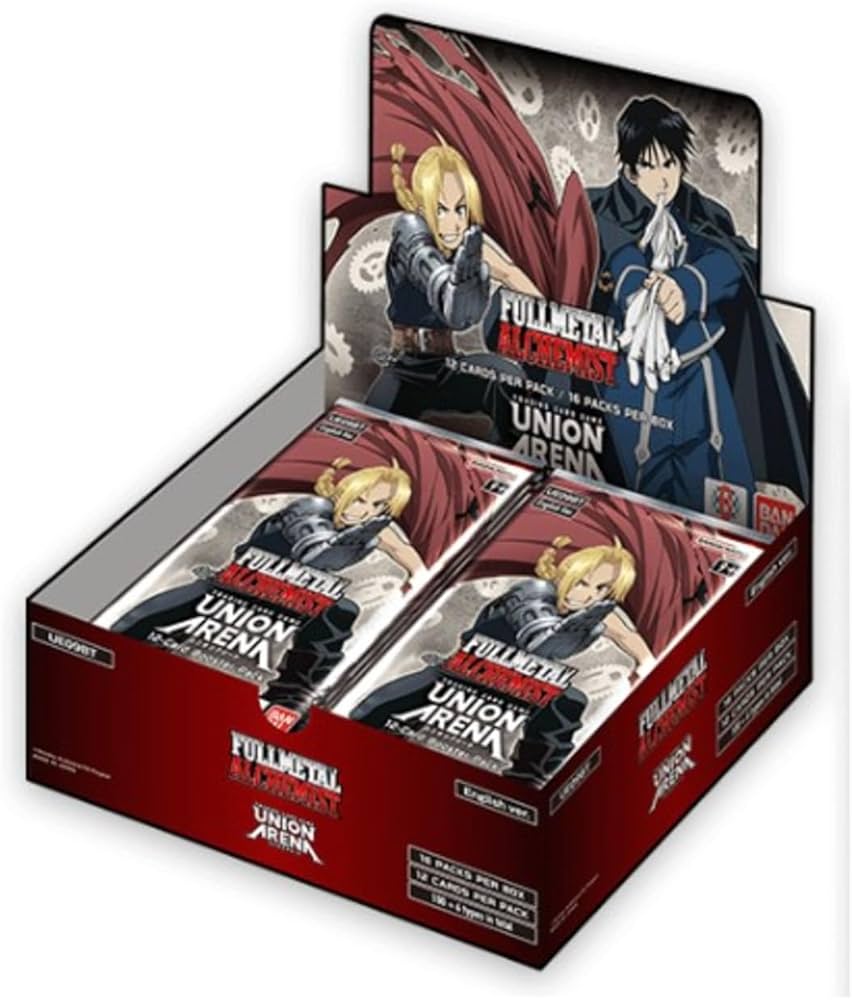 Amazon.com: Union Arena: Full Metal Alchemist Booster Display (UE