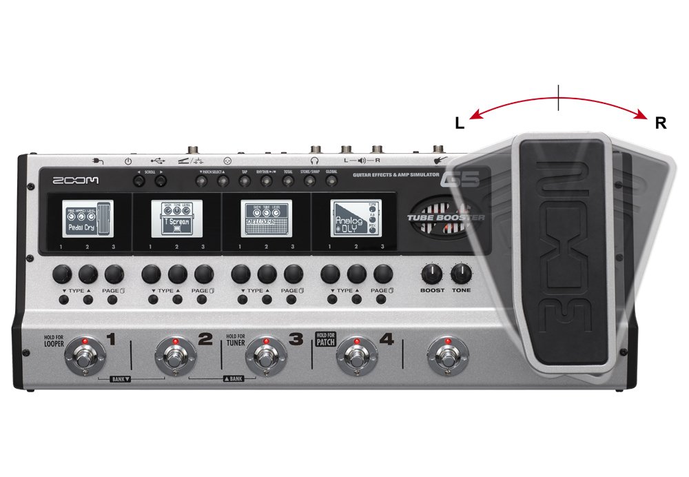 Amazon.com: Zoom G5 Guitar Effects and Amp Simulator with Z-Pedal