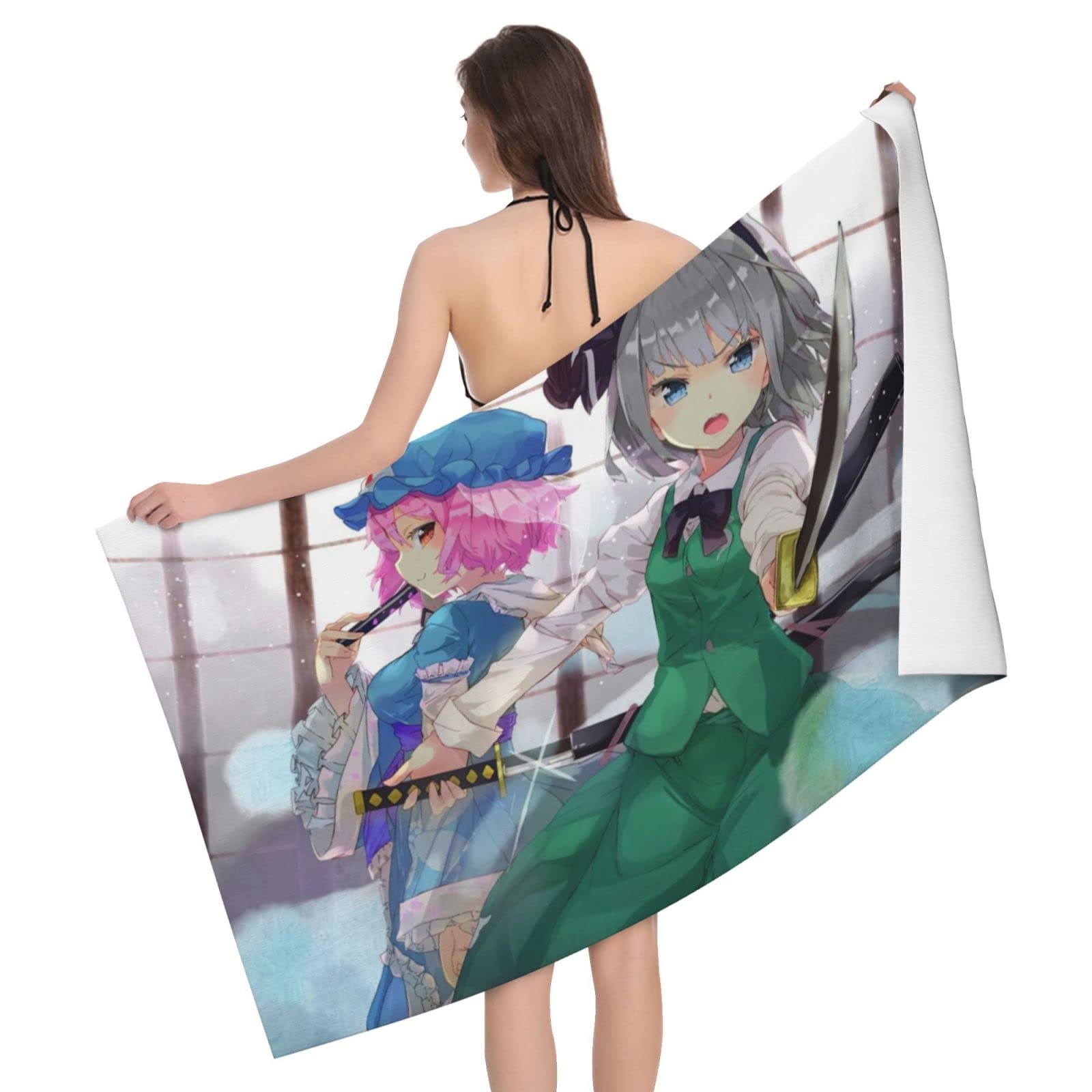 Amazon｜東方 魂魄妖夢 バスタオル マイクロファイバー ホテル仕様