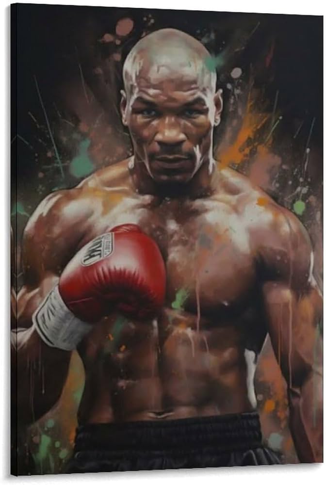 Amazon.co.jp: マイク・タイソン アメリカ ボクサー グッズ油絵