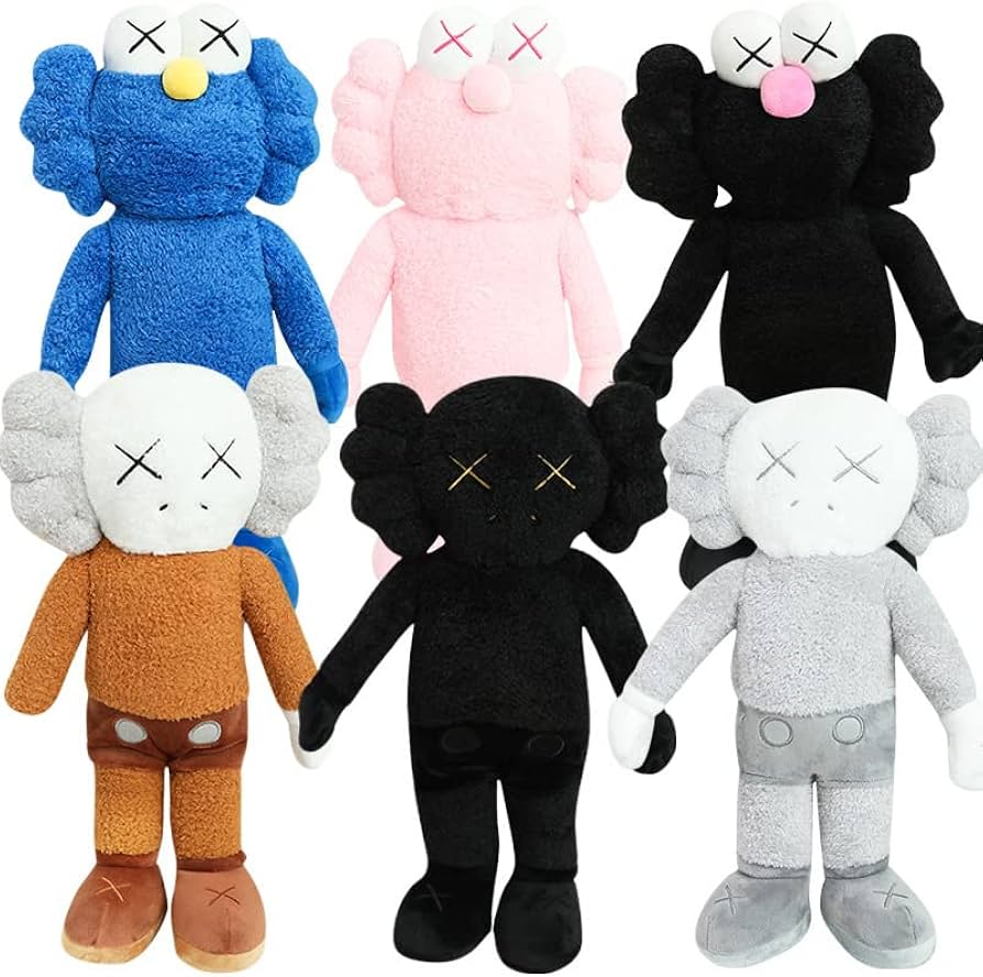 Amazon.co.jp: ユニクロ連名セサミストリートKAWSぬいぐるみぬいぐるみ