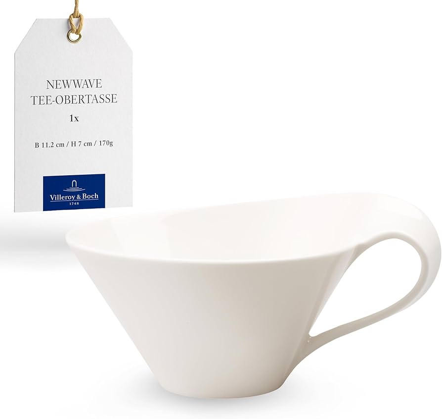 Amazon.com | Villeroy & Boch New Wave Tea Cup, 7.5 oz, White