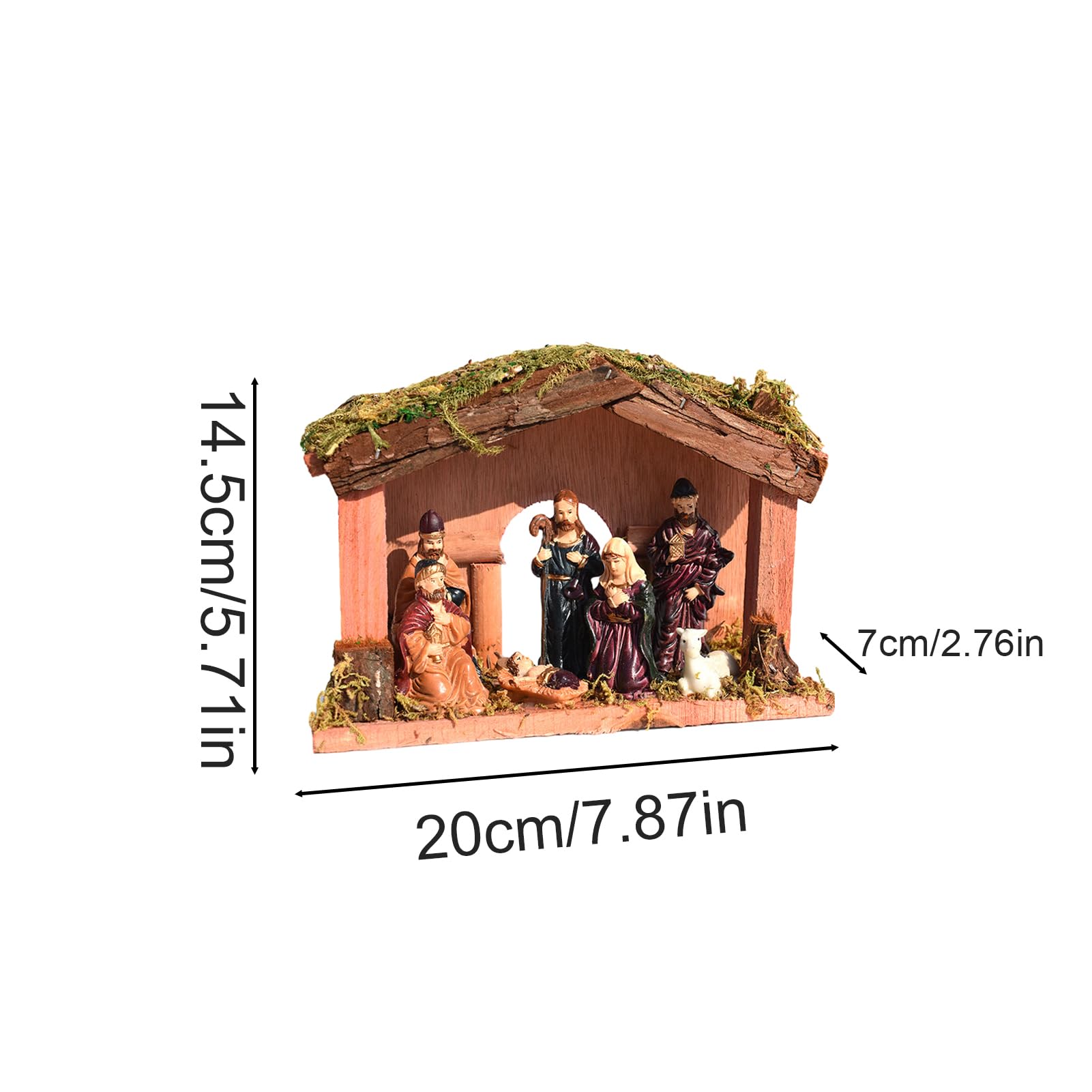 Amazon.co.jp: 馬小屋付きキリスト降誕セット, キリスト降誕のシーンの