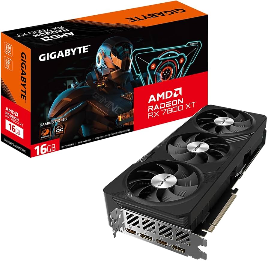 Amazon.com: GIGABYTE Radeon RX 7800 XT Gaming OC 16GB Graphics