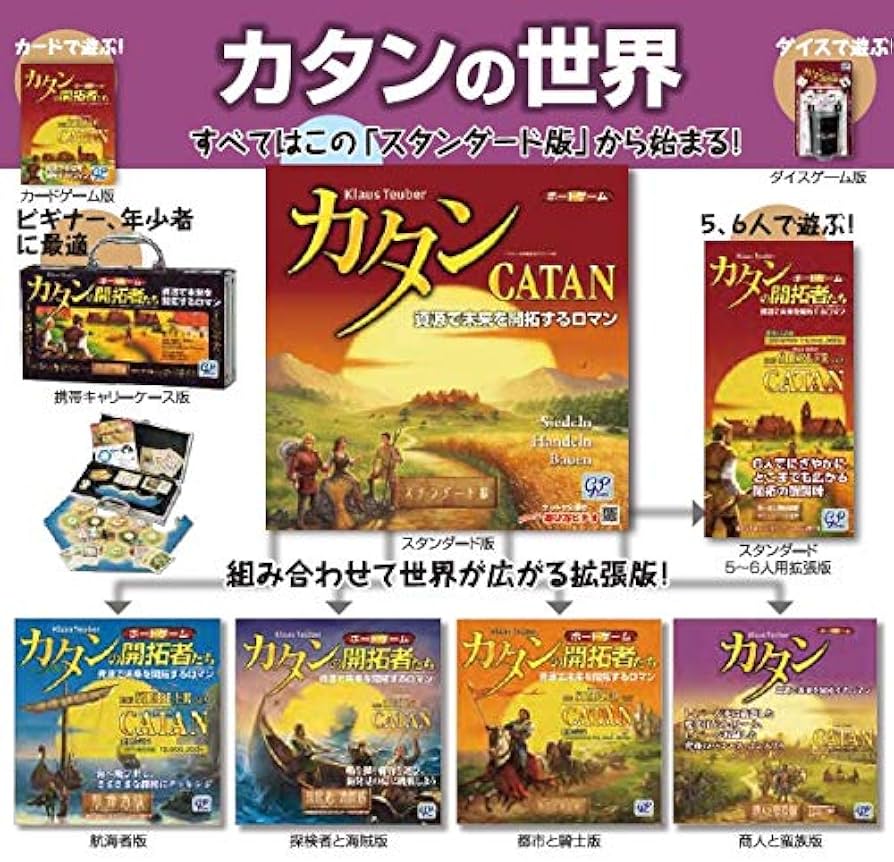 Amazon.co.jp: カタンの開拓者たち 航海者版 (拡張版) ボードゲーム
