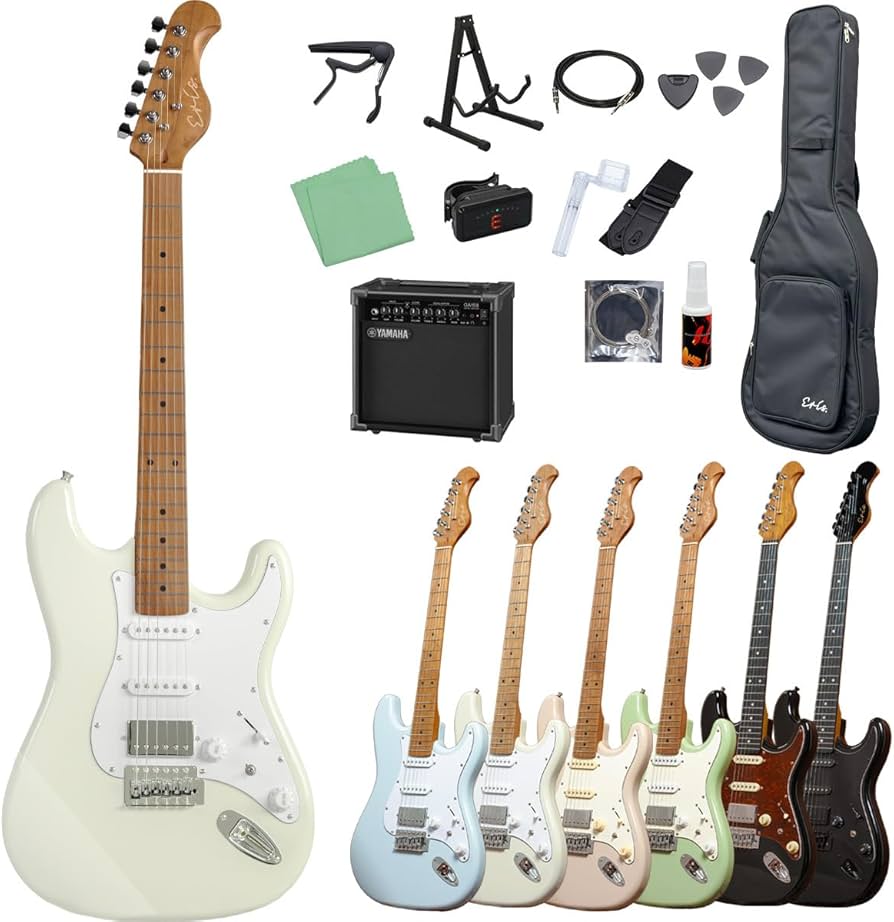 Amazon | Eris. Nestia エレキギター初心者セット SSH コイルタップ