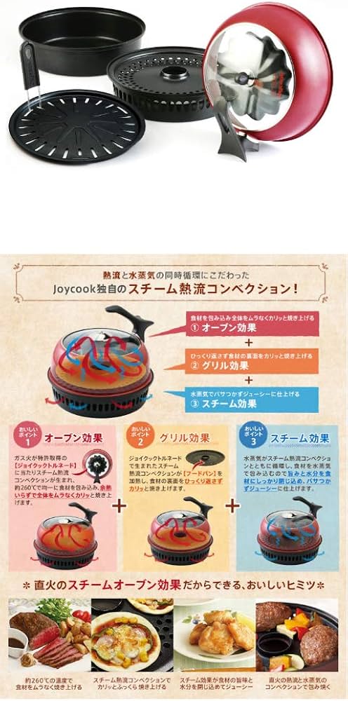 Amazon｜ヘルシーオーブン鍋 ジョイクックミニ｜両手鍋 オンライン通販