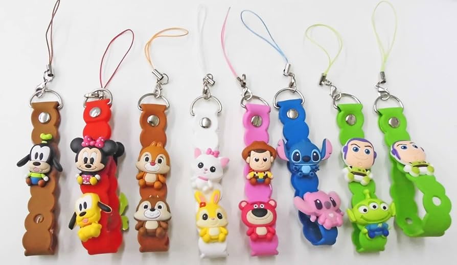 Amazon.co.jp: ディズニー ストラップ8個セット : 家電＆カメラ