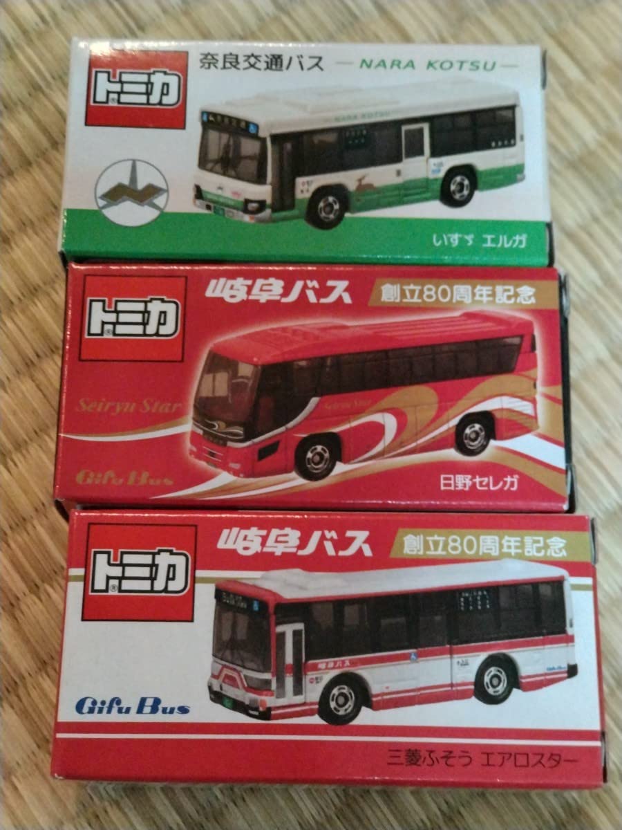 Amazon | 事業者限定トミカ3台セット 奈良交通バスいすゞエルガ 岐阜