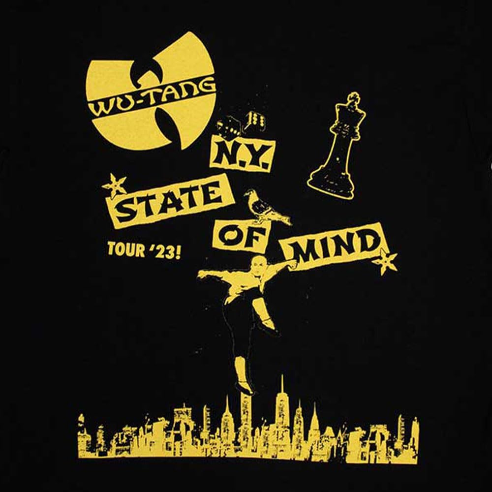 Amazon.com: Men's Wu Tang Clan Tour '23 Ny State of Mind T-Shirt