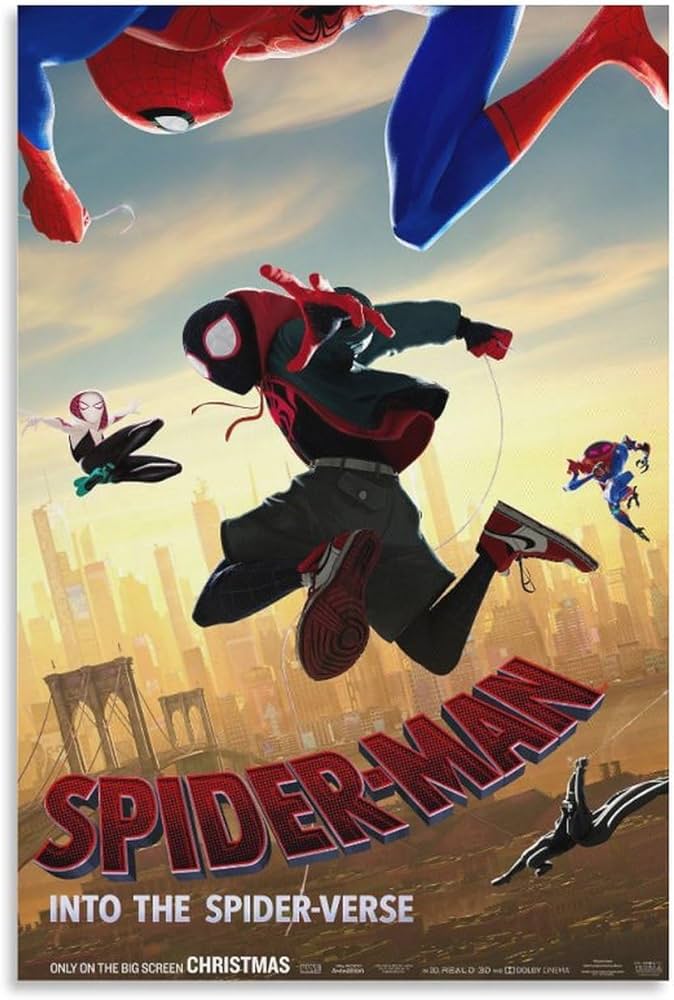 Amazon.co.jp: 映画ポスター スパイダーマン スパイダーバース