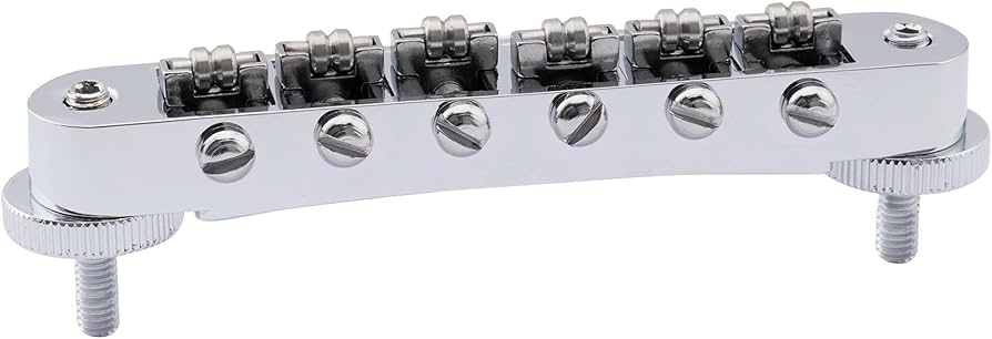 Amazon.co.jp: Musiclily Pro ローラーサドルブリッジ 10.4mmピッチ