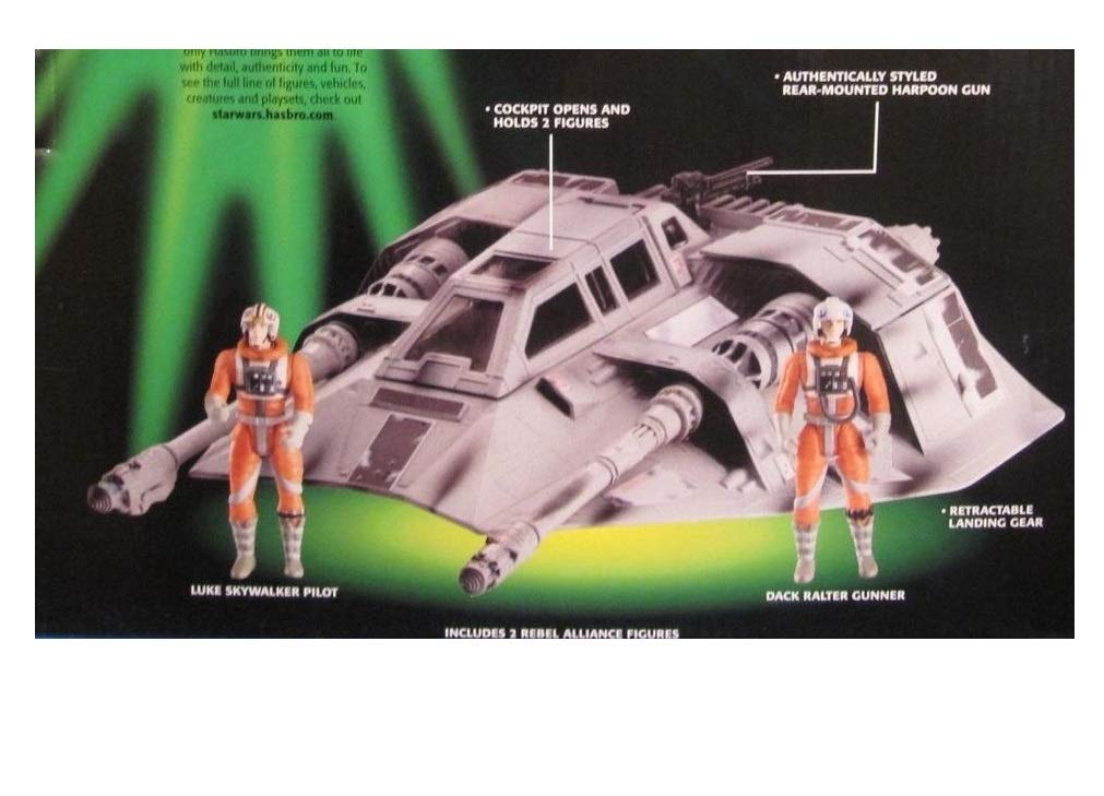 Amazon.com: TOMY Star Wars Power of The Jedi Snow Speeder : Toys
