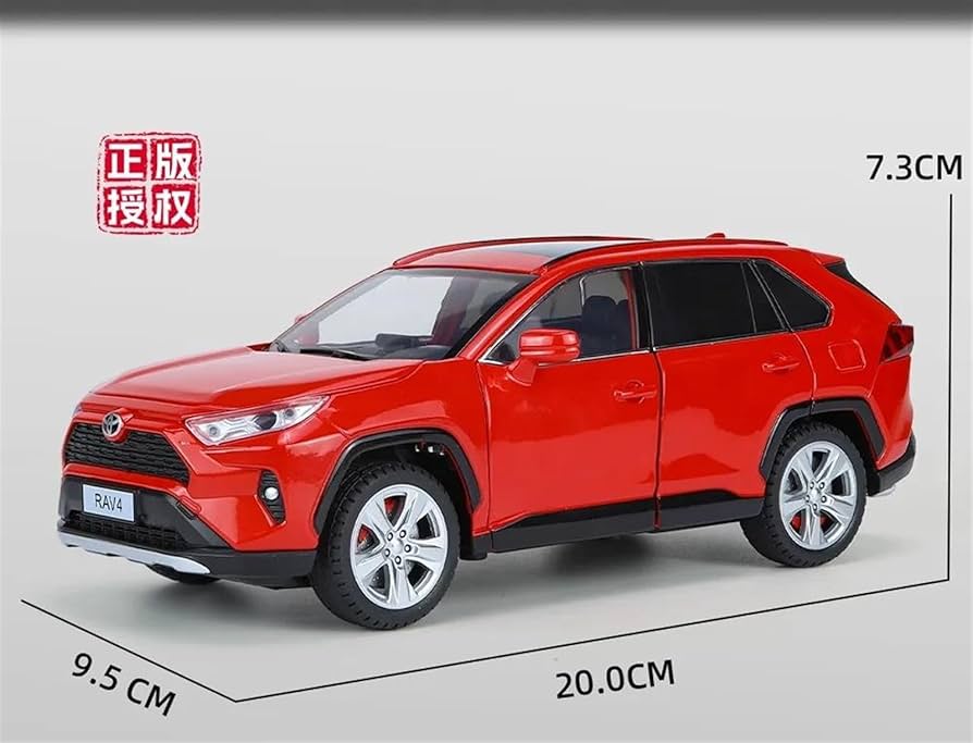 Amazon | ダイキャストカー 1:24 トヨタ RAV4 SUV スケールダイ