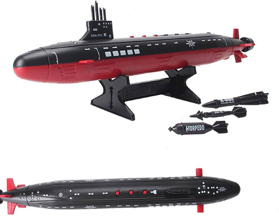 Amazon | 1:350 海軍シーウルフ潜水艦モデル 潜水艦 軍艦 音響型原子力