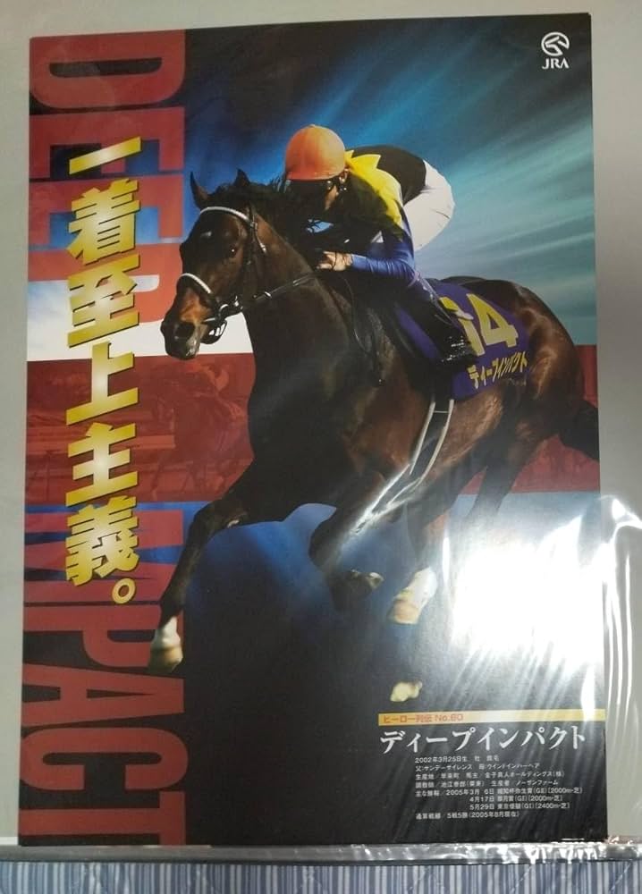 Amazon.co.jp: ディープインパクト 武豊 ヒーロー列伝 B3ポスター JRA