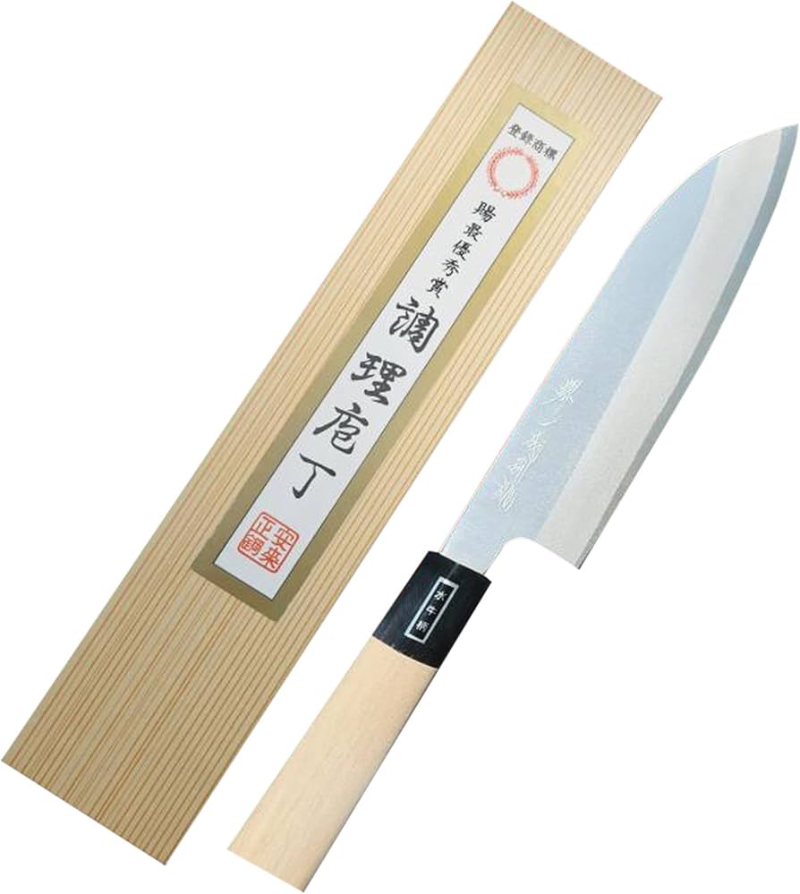 Amazon | 一成別誂 安来白鋼 ヤスキハガネ 和三徳包丁 170mm 長く