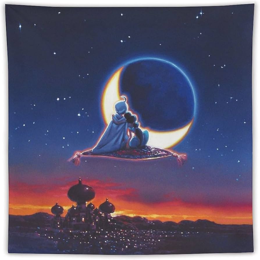 Amazon.co.jp: アラジン タペストリー 壁飾り 壁掛け 聚酯纤维 手洗い