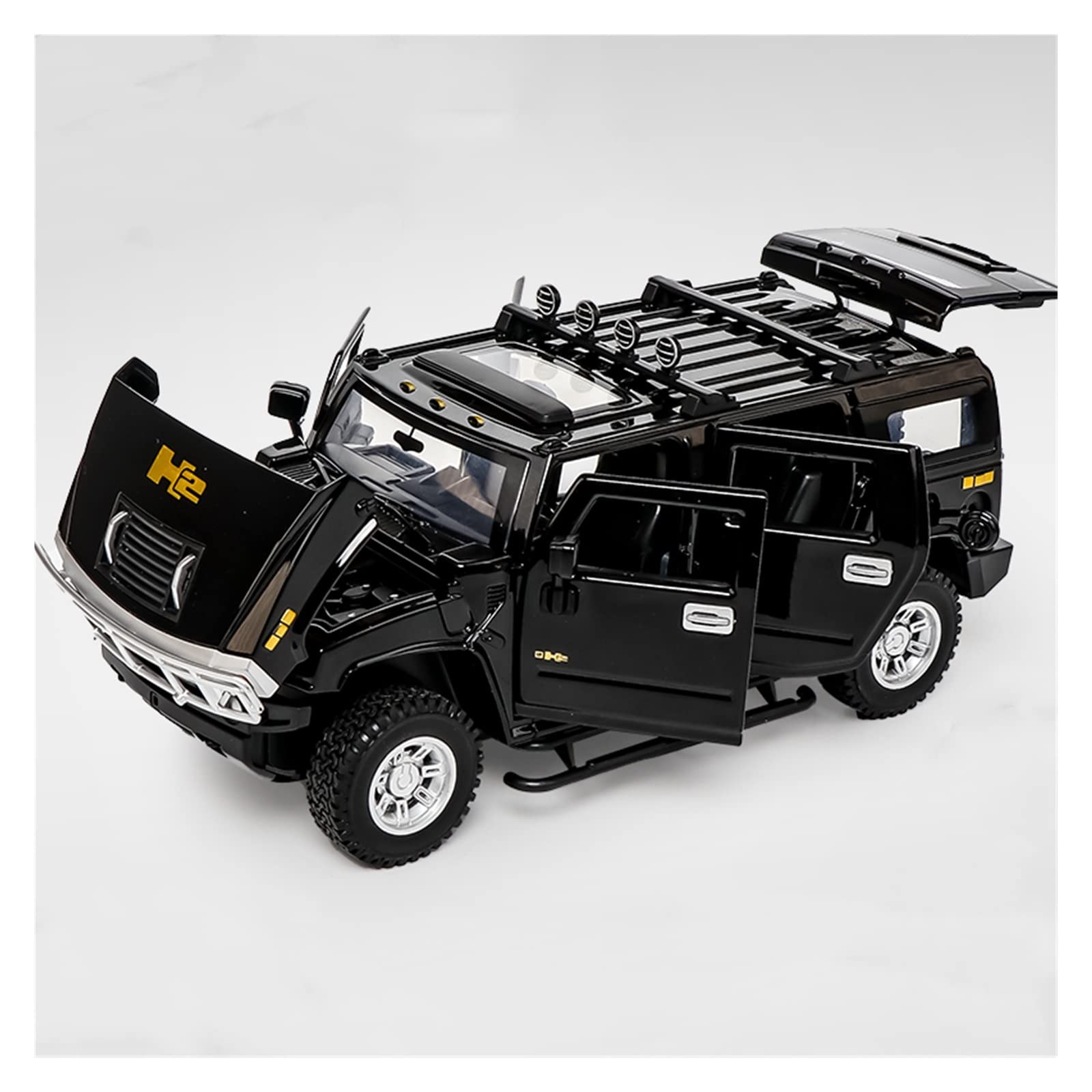 Amazon.co.jp: 1:24 ハマー H2 シミュレーション合金車のおもちゃ