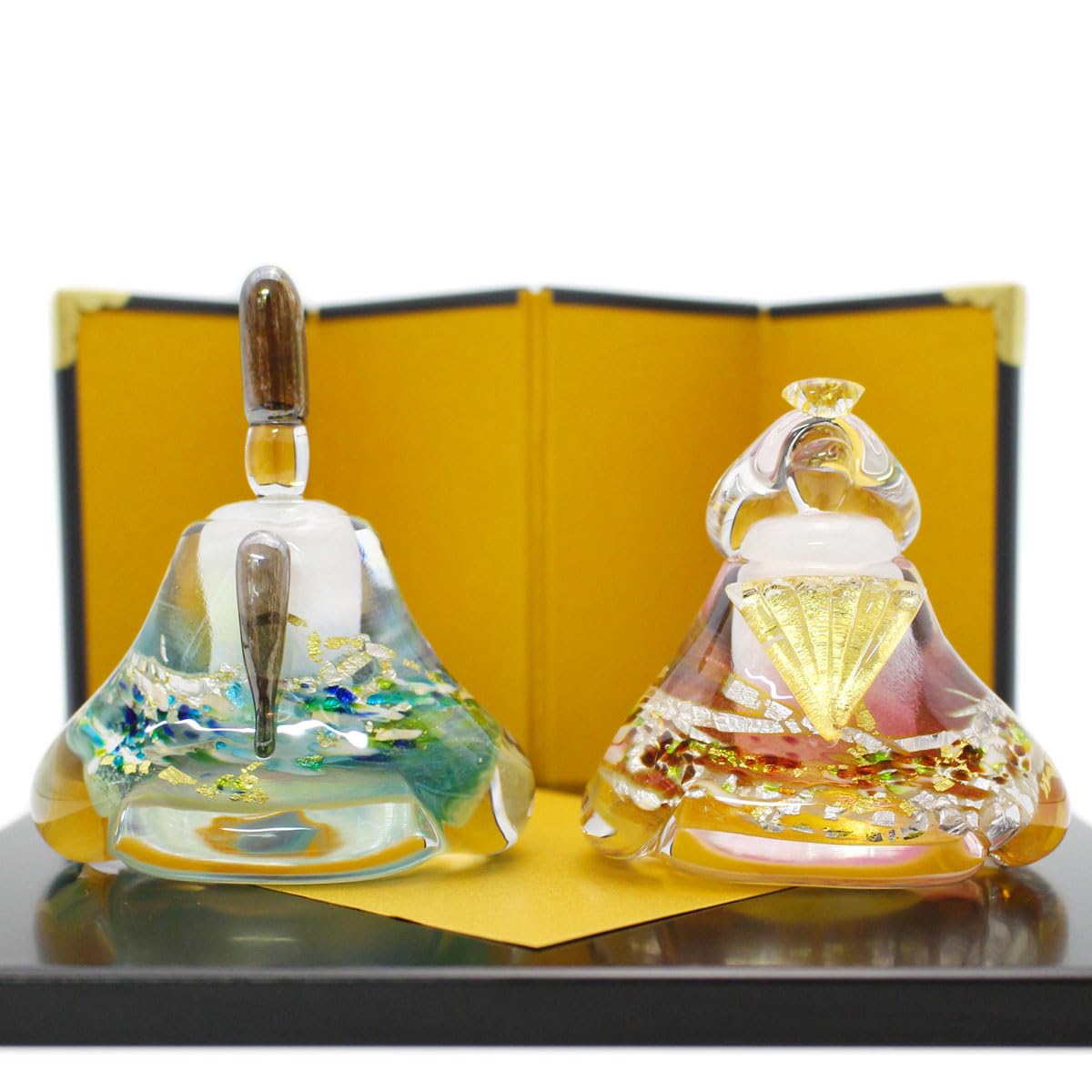 Amazon | ガラスのお雛様 華雛（はなびな） glass calico グラス