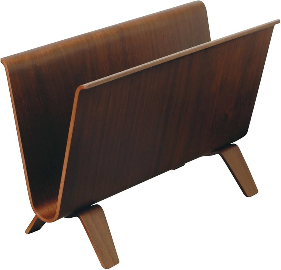 Amazon｜SAITO WOOD マガジンラック ウォールナット｜マガジンラック