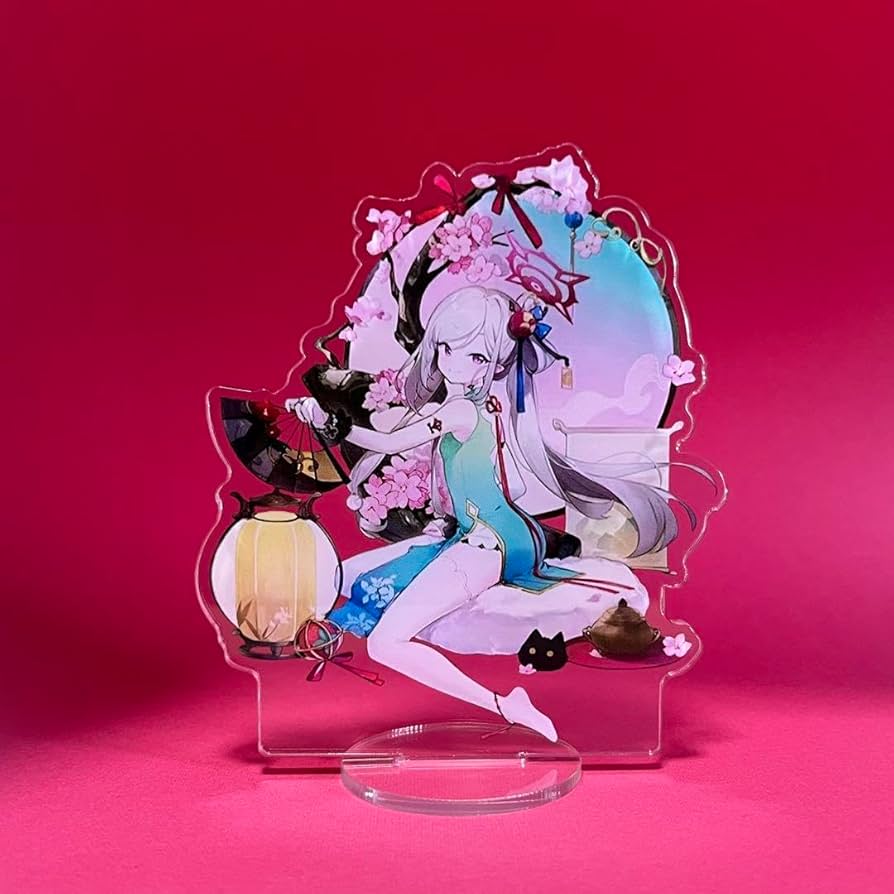 Amazon.co.jp: ブルアカ 浅黄ムツキ ドレスver アクスタ アクリル