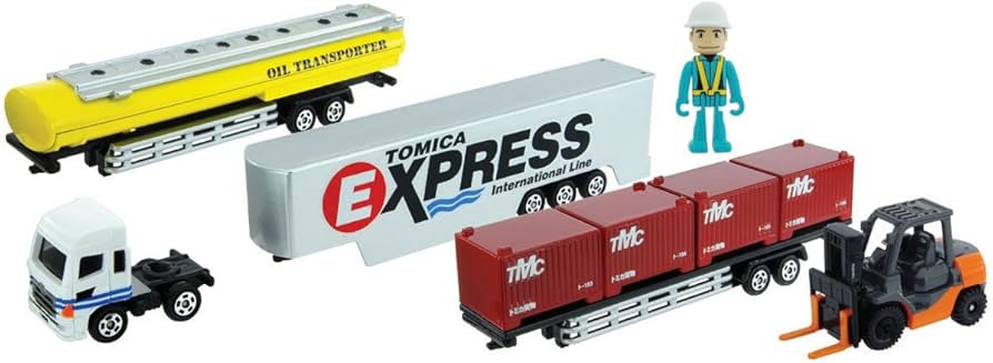 Amazon.co.jp: トミカ ギフト かんたん連結! たのしいトレーラー