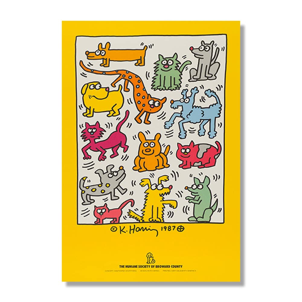Amazon.co.jp: Keith Haring キース・ヘリングポスターセット抽象